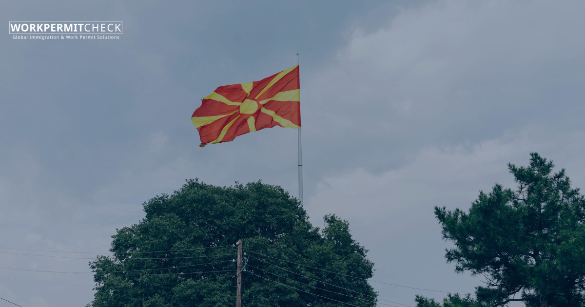 Can a North Macedonia work permit lead to permanent residency?