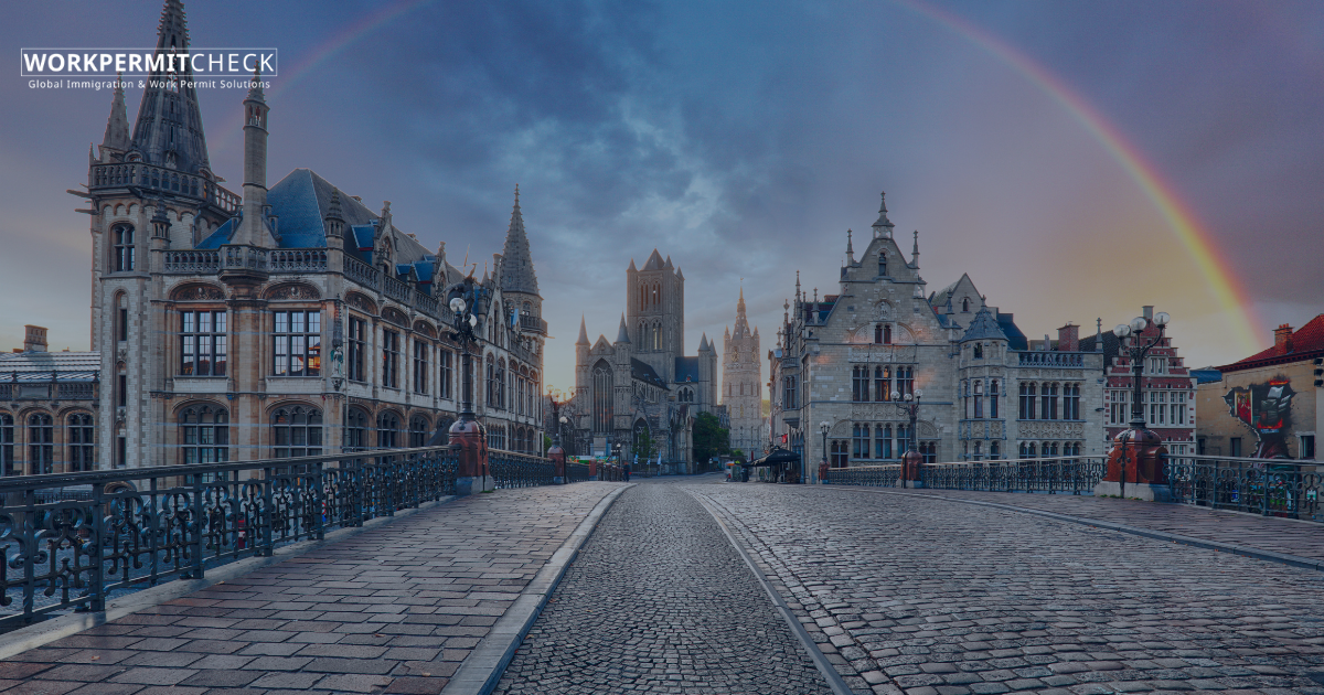 How often must Belgium work visas be renewed?