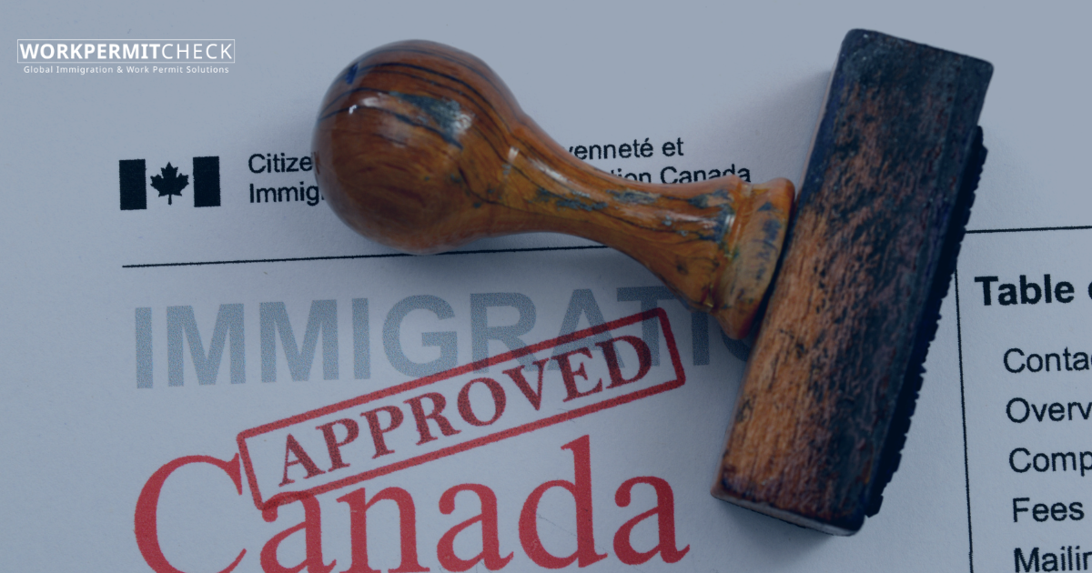Are biometric details required for a Canada work visa?