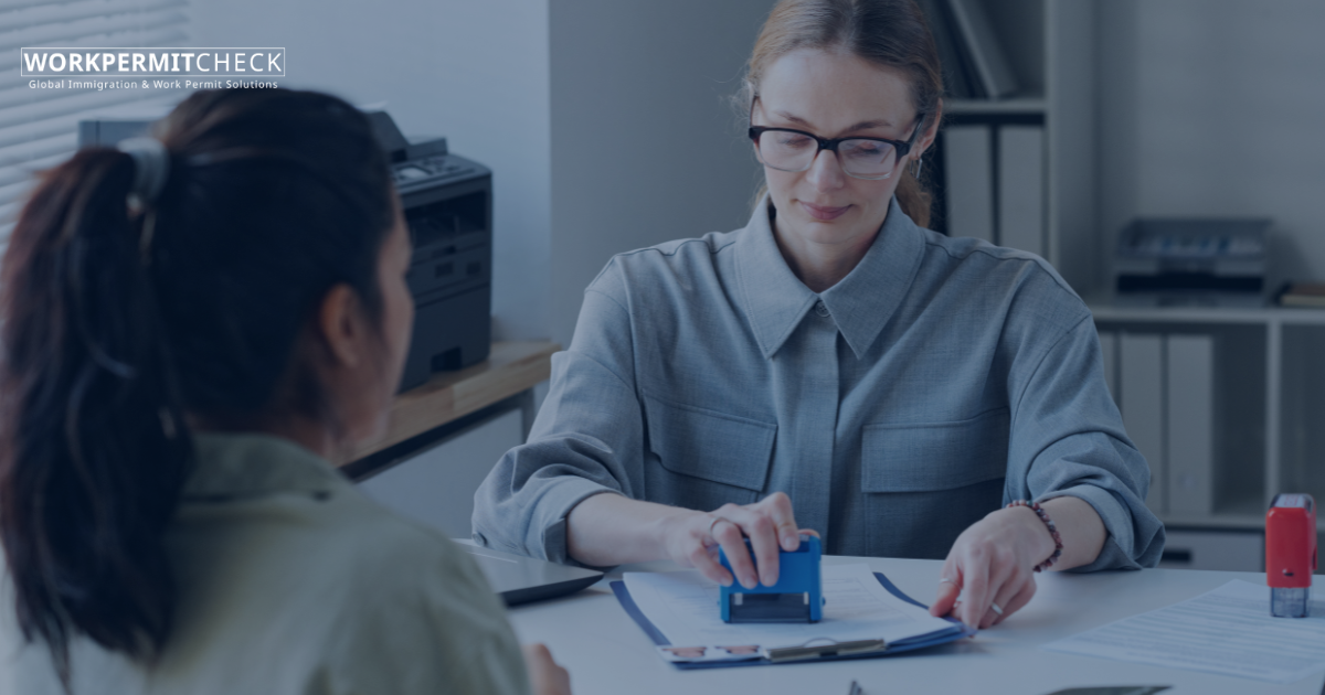 Who issues work permits in Poland?