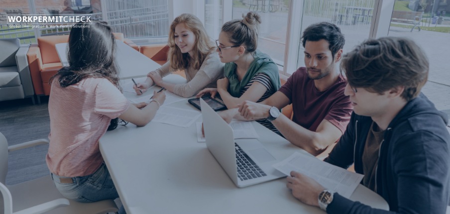 Are interns and trainees eligible for a work permit in Switzerland?