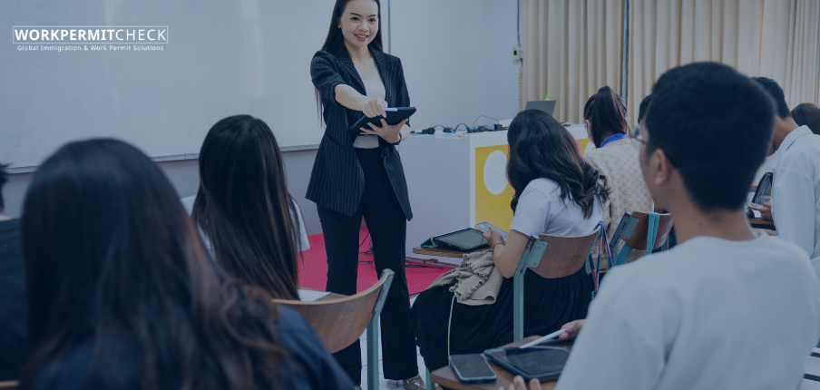 Can I teach English in France with a work permit?