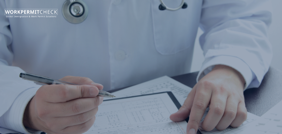 Is a medical certificate required for a work permit in Kosovo?