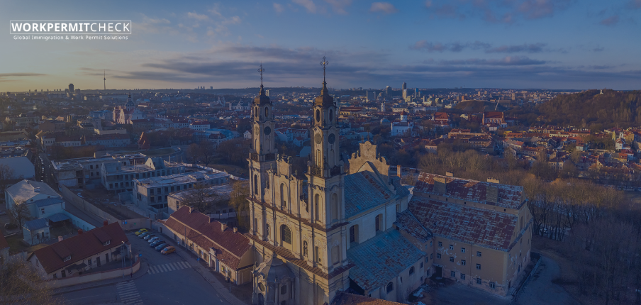 What is the Blue Card in Lithuania and who can apply for it?